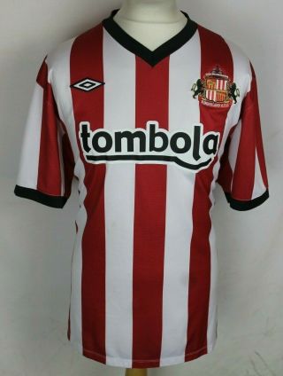 Vintage Sunderland Home Football Shirt 09 - 10 Mens Xxl Umbro Rare