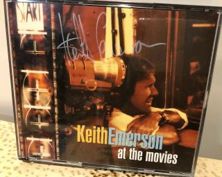 Keith Emerson “at The Movies” 3 Cd Set Autographed (2005) 67 Songs Rare