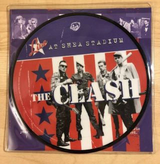 The Clash 7 " London Calling/career Opps Live At Shea Stadium - Rare,  Ltd Ed