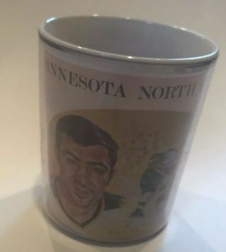 Vintage 1970s Twin City Federal Mn North Stars J.  P.  Parise Coffee Mug Cup Rare