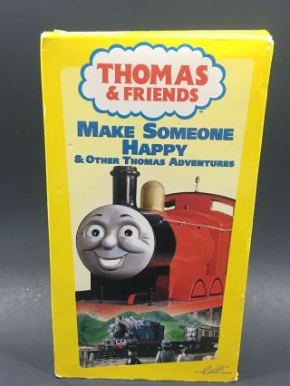 Thomas And Friends - Make Someone Happy And Other Thomas Adventures (vhs,  2000) Rare