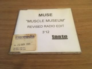 Muse Muscle Museum Revised Radio Edit Promo Cd Rare