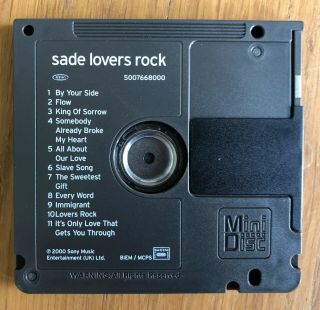 SADE - Lovers Rock - Rare MiniDisc Album 3