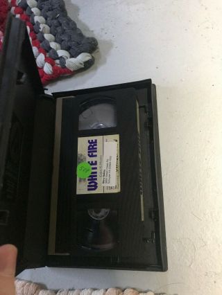 WHITE FIRE RARE OOP VHS BIG BOX SLIP 2