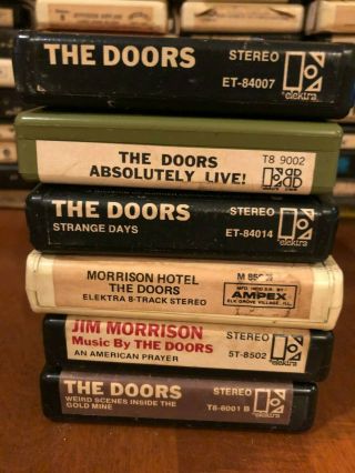 6 Rare - The Doors 8 Track Tapes