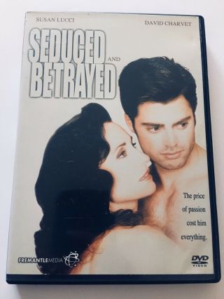 Seduced And Betrayed (dvd,  1994) Thriller Susan Lucci David Charvet Rare Oop