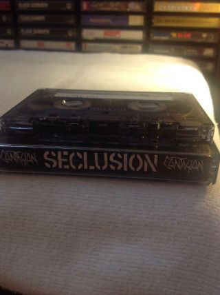 Contagion Seclusion Rare Death Metal Cassette 1992 Band Released Death Obituary 2