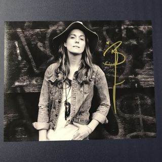 Brandi Carlile Signed 8x10 Photo Autographed Folk Singer Very Rare Hot Proof