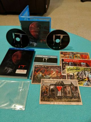 It (blu - Ray) Target Exclusive Rare Oop Horror Lenticular Cover