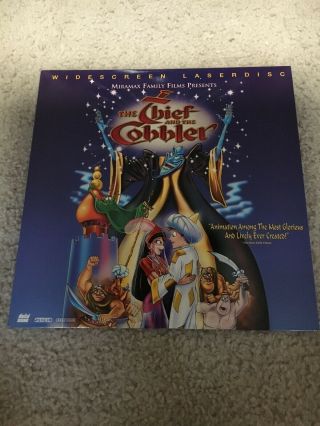 Rare The Thief And The Cobbler Widescreen Laserdisc Animated Miramax