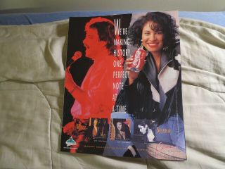 Selena Quintanilla The Coca Cola Ad (1991) Rare Print Promo Poster Ad
