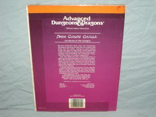 AD&D 1st Ed Adventure Module - UK7 DARK CLOUDS GATHER (RARE and HARD TO FIND) 3