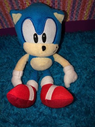 Vguc - Htf - Rare - 9” Sega 20th Anniversary Classic Sonic The Hedgehog Plush