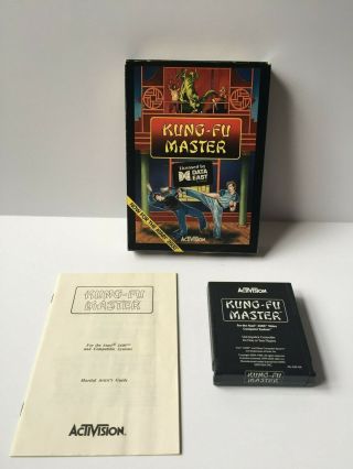 Kung - Fu Master And Box Activision Atari 2600 Rare