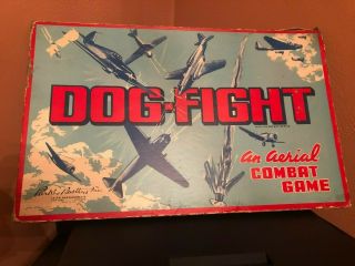 Rare Parker Brothers Game Dog - Fight Aerial Combat Game 1940 Complete
