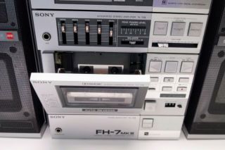 SONY FH - 7 MKIII Portable Stereo Boombox Rare? Vintage Sony Japan 9
