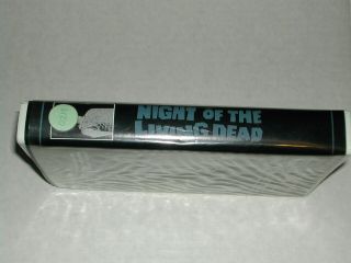 NIGHT OF THE LIVING DEAD Rare OOP VHS Video Tape Big Box Gore Horror Zombies 3