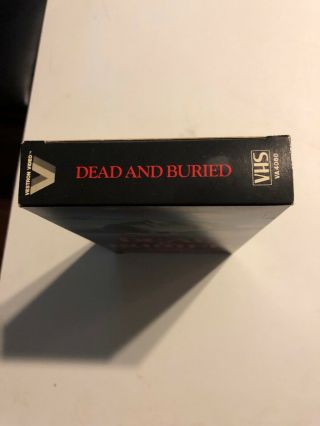 Dead & Buried VHS Vestron Video Horror Zombies Rare OOP 5