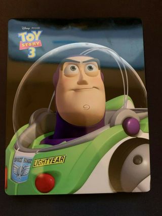Toy Story 3 (3 - Disc Blu - Ray/dvd Combo) Rare Best Buy Steelbook W/ Discs