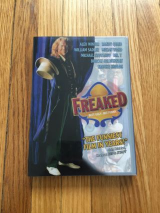 Freaked (1993) Anchor Bay 2 - Disc Special Edition Dvd Comedy Horror Cult Oop Rare