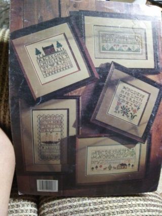 OLD SAMPLERS BOOK TWO 1990 RARE CROSS STITCH PATTERN SULLINS HOUSE 3