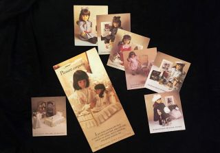 American Girl Samantha 7 Borderless Pamphlets /brochures Copyright 1986 - 88 Rare