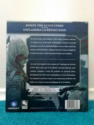 Assassin ' s Creed III PVC Coinbank 20cm x 20cm (RARE) 2