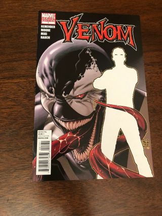 2011 Venom 1 Variant Flash Thompson As Venom - Joe Quesada Cover Rare