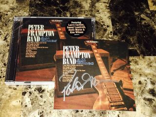 Peter Frampton Rare Autographed Hand Signed Cd Book All Blues Guitar