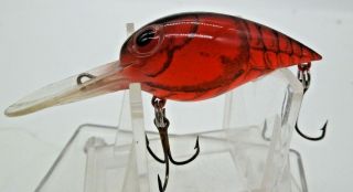 Vintage Rare Pre Rapala Storm Wiggle Wart Fishing Lure Red Crawdad Cond