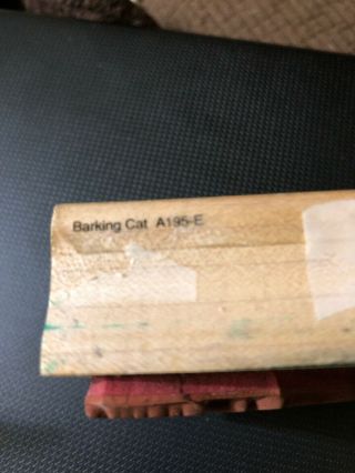 B Kliban Cat Rubber Stamp “Barking Cat 
