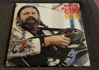 David Allan Coe For The Record The First 10 Years Vinyl Lp Rare