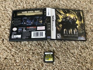 Aliens Infestation - Nintendo Ds,  Dsi,  2ds,  3ds,  Authentic Cartridge,  Rare