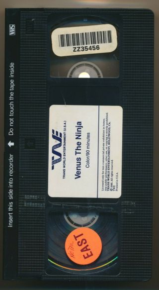 Venus The Ninja Pearl Cheung Martial Arts Kung Fu TWE Big Box VHS RARE 4