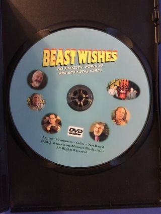 Beast Wishes DVD Sci Fi Horror Special FX Effects Makeup Bob Burns Signed Rare 3