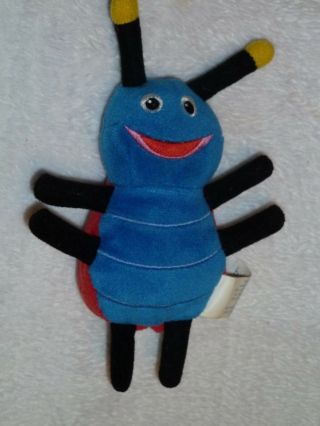 Kids Ii Baby Einstein Bug Insect Ladybug Stuffed Plush Rare Finger Puppet Toy