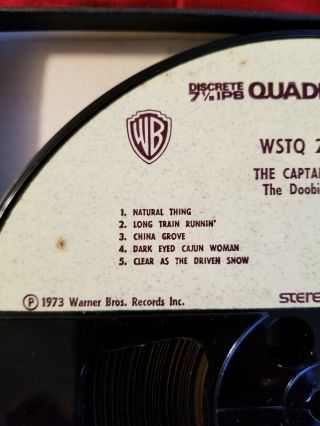 The Doobie Brothers The Captain and Me Quadraphonic Reel to Reel RARE 4 - Channel 5
