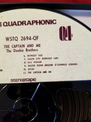 The Doobie Brothers The Captain and Me Quadraphonic Reel to Reel RARE 4 - Channel 6