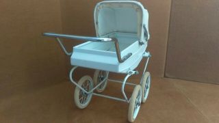 VINTAGE RARE DOUCET DOLL PRAM CARRIAGE BUGGY MADE IN FRANCE. 2