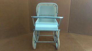 VINTAGE RARE DOUCET DOLL PRAM CARRIAGE BUGGY MADE IN FRANCE. 3