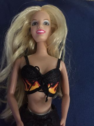Rare Britney Spears Doll With Flame Clothes 1999 2