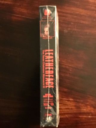Leatherface The Texas Chainsaw Massacre 3 VHS Rare Uncut Unrated Horror Gore 3