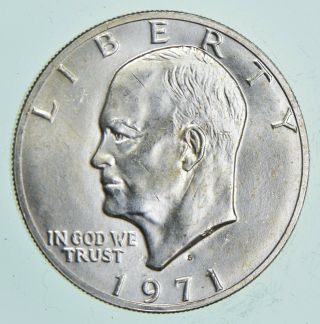 Specially Minted S Mark - 1971 - S - 40 Eisenhower Silver Dollar - Rare 233