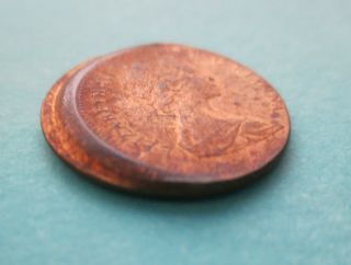 1979 Canadian Penny w/Major Off Center Strike Rare Collectible 2