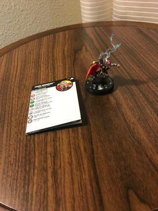 Marvel Heroclix,  The Mighty Thor 49 Thor Odinson Rare With Card