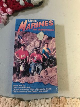 Little Marines Rare Oop Vhs Big Box Slip