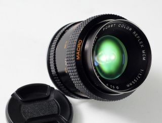 Porst 55mm F 1.  7 Macro Lens M42 With Canon Eos Adapter Chinon Rare