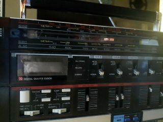 RARE Clairtone /Conion 7938 4 Band Radio Double Cassette Recorder BOOMBOX 5