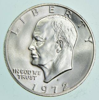 Specially Minted S Mark - 1972 - S - 40 Eisenhower Silver Dollar - Rare 244