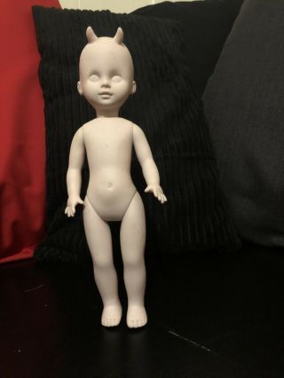 Living Dead Dolls Proto Type Rare Blank Art Show Doll Signed